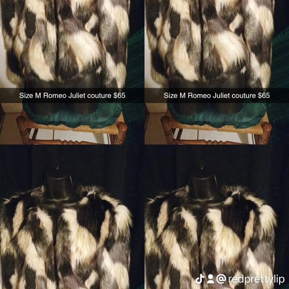 Romeo Juliet couture fur coat
